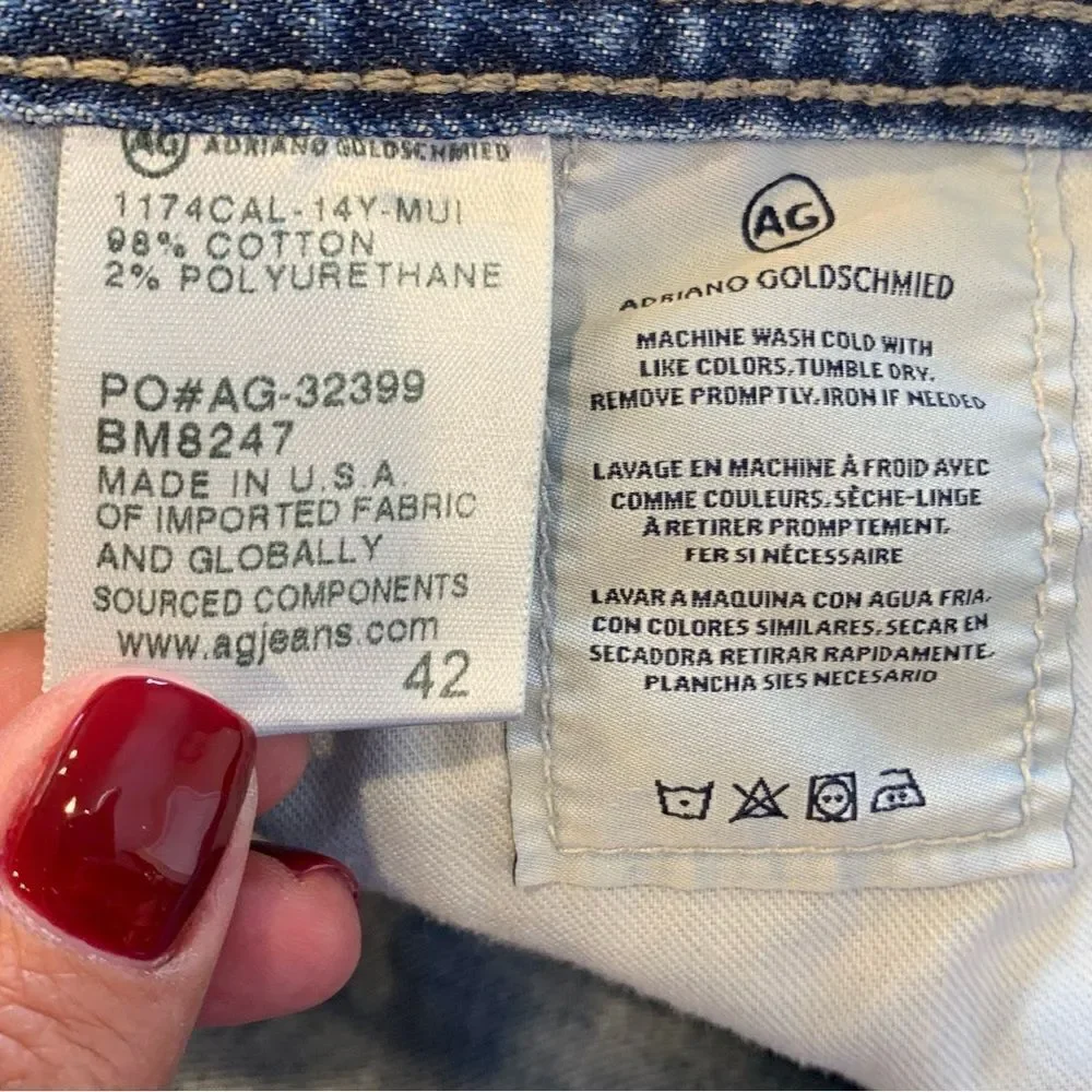 AG The Graduate Tailored Leg Jeans Size 42